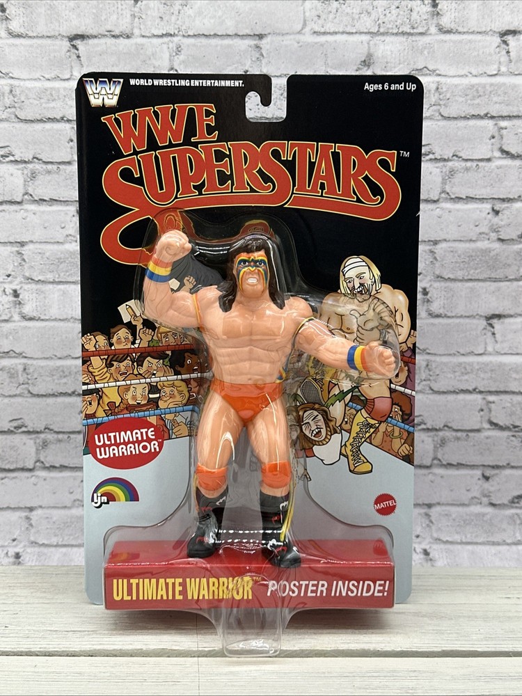 2026 WWE LJN Superstars ULTIMATE WARRIOR Chase BLACK CARD Rare Figure