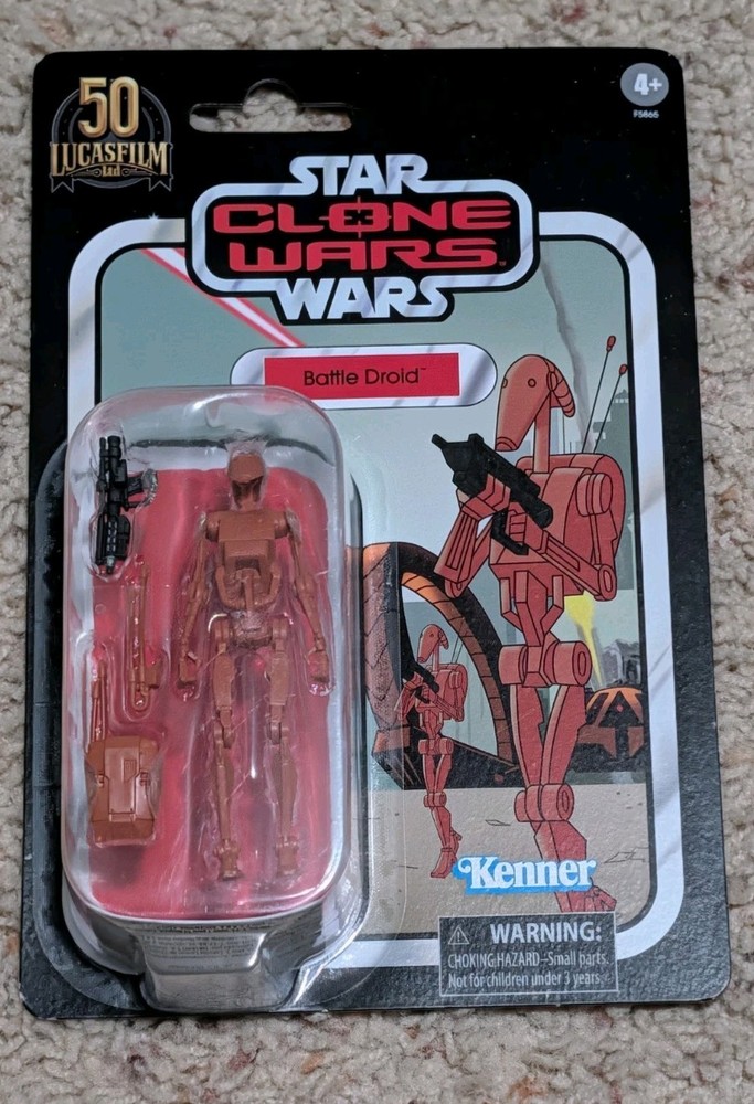 Star Wars The Vintage Collection Battle Droid 3.75” Clone Wars TVC VC216 New