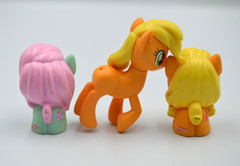 My Litte Ponies Figure Lot MLP 2010’s Applejack Rainbow Dash Princess Cadance
