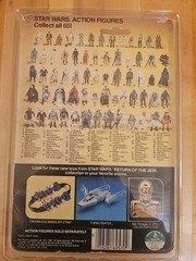 STAR WARS Imperial Commander ROTJ 1983 KENNER 65 Back (Yellowed/dented bubble)