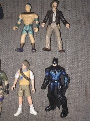 Mixed Lot (15) Action Figures Different Years And Franchises Marvel, DC, GI Joe