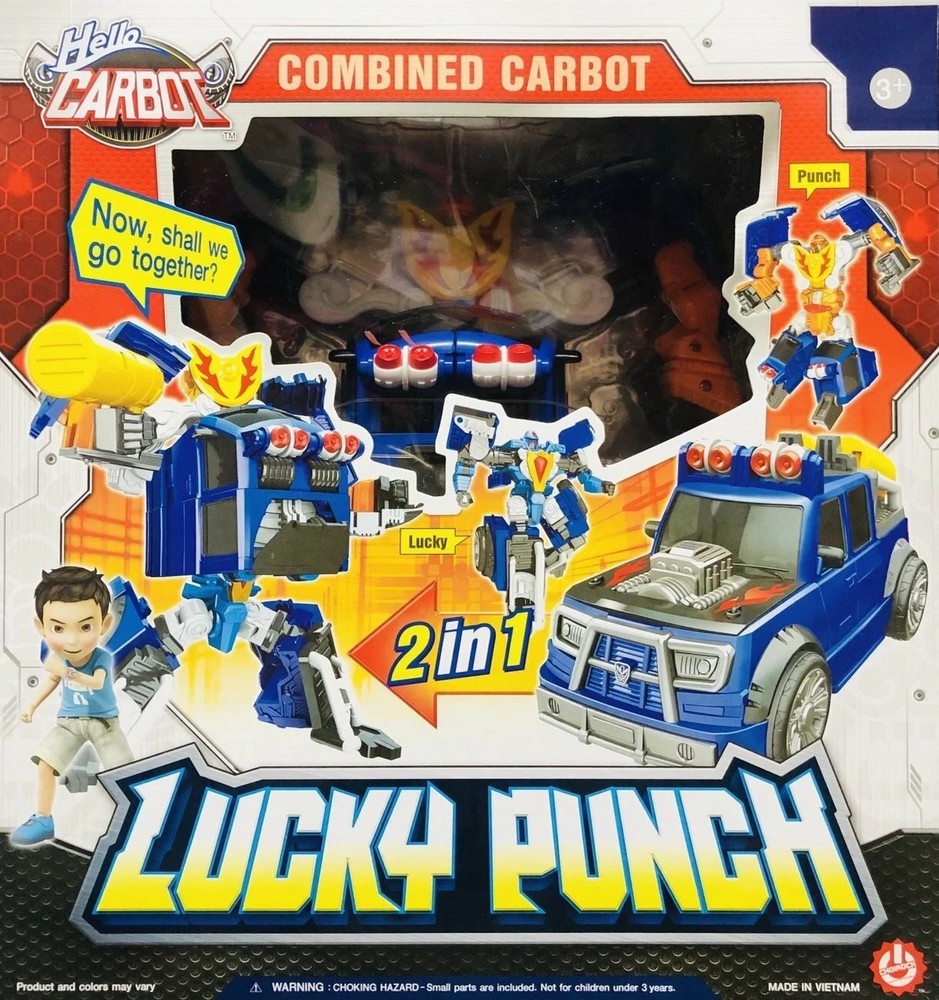 HELLO CARBOT LUCKY PUNCH 2 IN 1 SUV TRANSFORMER ROBOT ENGLISH VER. COMBINED