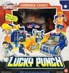 HELLO CARBOT LUCKY PUNCH 2 IN 1 SUV TRANSFORMER ROBOT ENGLISH VER. COMBINED