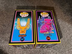Funko Pop! Movies – Lot Of 2 Blacklight Figures # 1347 & 1348 Mothra & Godzilla