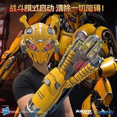 IN US ！！ Transformers Bumblebee Arm 1:1 Wearable Voice Control LED Light Hand