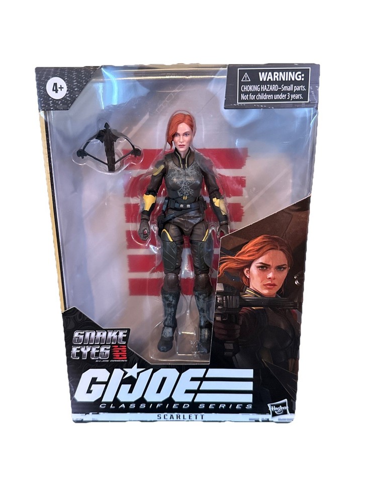 G.I.JOE CLASSIFIED SERIES 6″: SCARLETT #20 from the SNAKE EYES Movie! NIB