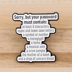 Funny Quote Enamel Pin Metal Brooch Badge Backpack Accessory Gift Jewelry