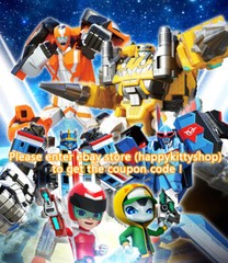 Tobot V Galaxy Detectives 8″ Transform Figure Boys Toy Car Truck Vehicle Robot
