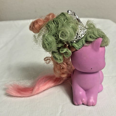 Vintage Little Pretty Kitty Heaven Heart – Mattel Pink Cat w/ Crown – Rare