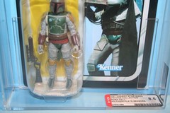 STAR WARS 2021 AFA GRADED MINT ON CARD BOBA FETT ROTJ TVC #186 FIGURE WEAPON