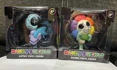 Dandy’s World CultureFly Dandy & Shelly Flip /Dandy & Astro Vinyl / 6 Keychains
