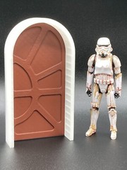 1 CUSTOM STAR WARS DOOR for 3.75″ FIGURE DIORAMA TATOOINE MOS EISLEY #006