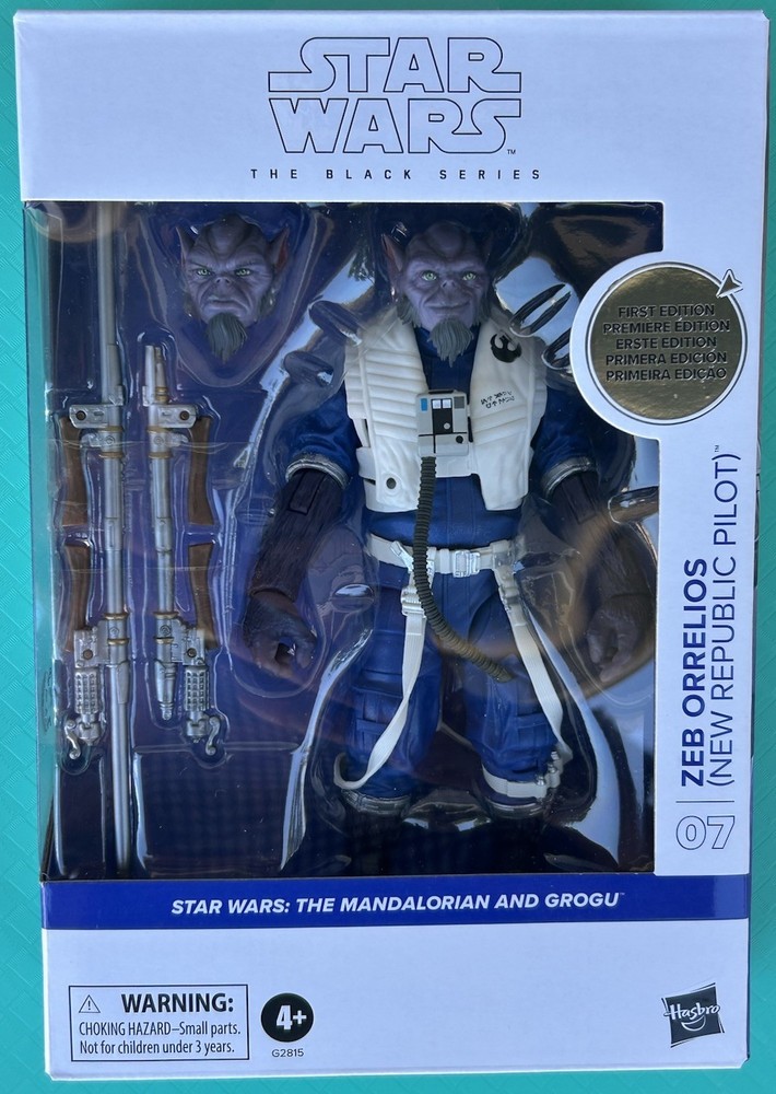 STAR WARS The Black Series First Edition Zeb Orrelios White Box – New