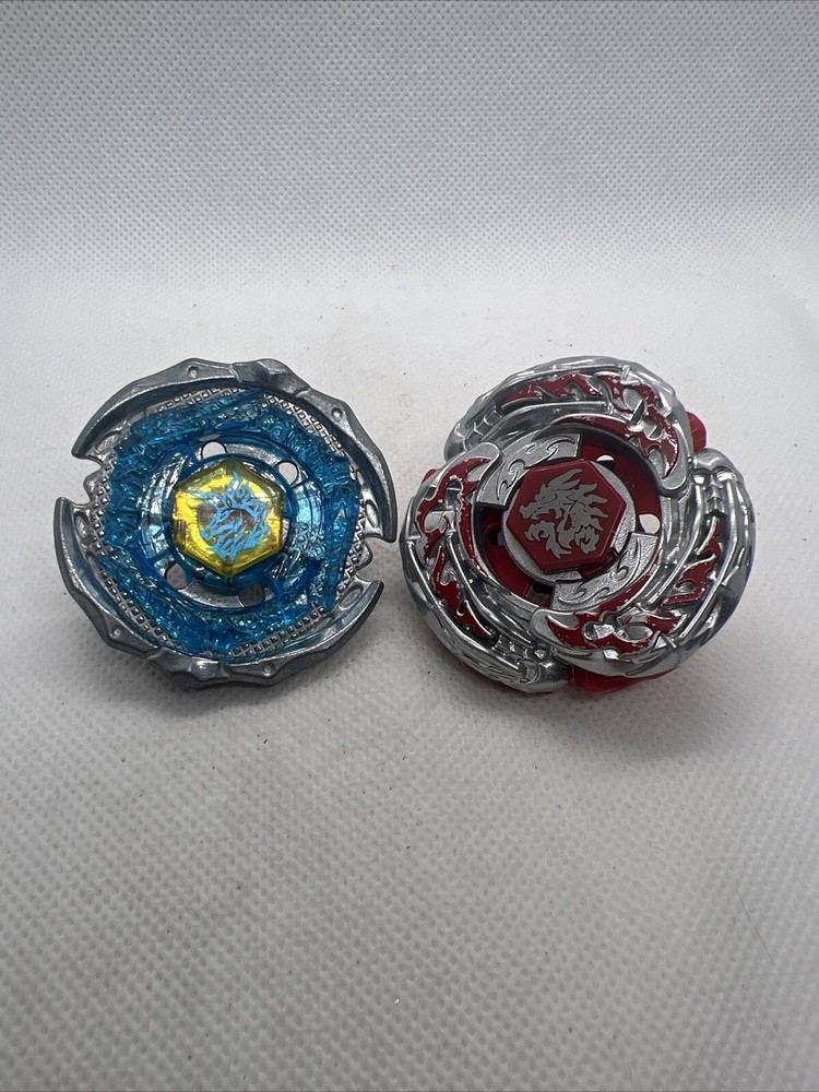 Forbidden Striker and L Drago Destructor Beyblade 2 Pack Lot Hasbro Metal Fury