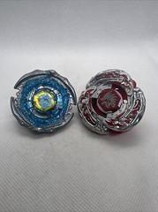Forbidden Striker and L Drago Destructor Beyblade 2 Pack Lot Hasbro Metal Fury