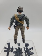 JOHN EAGLE Corps Commando Force COMPLETE Lanard 2003 army builder