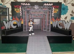 WCW Nitro entrance stage custom made for wrestling figures wwe/wwf/ecw