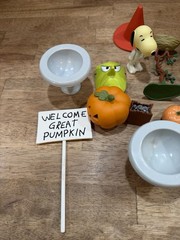 2002 Peanuts Memory Lane It’s The Great Pumpkin Charlie Brown Lot