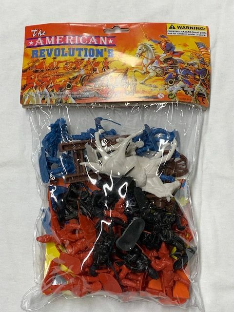 Revolutionary War Playset with Soldiers Horse Cannon & Mortar Play Set