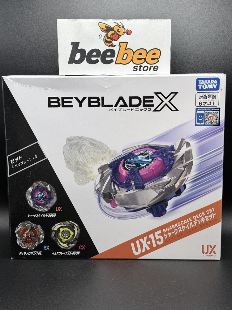 BEYBLADE X UX-15 Shark Scale Deck Set