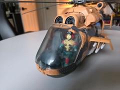 Vintage GI Joe Tomahawk Helicopter with Lift Ticket 1986 Hasbro