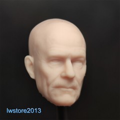 1:12 1:18 1:24 Bryan Cranston Bald Head Sculpt For 6″ Male Action Figure Body