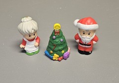 Little People Lot 21 Christmas Advent Calendar Santa Reindeer Elf Gifts