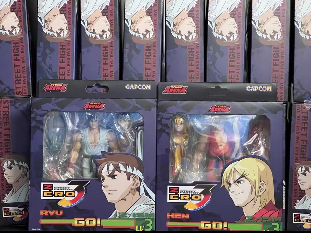 New Storm Toys SFSA01 1/12 Street Fighter ALPHA3 Ken & Ryu Set Action Figure Toy