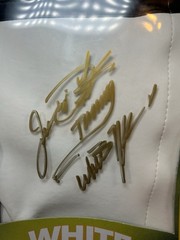 Jason David Frank Signed 1994 Mighty Morphin Power Ranger White Ranger Boots JDF