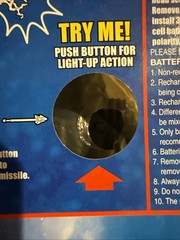 ToyBiz Fantastic Four Dr. Doom Electric Power Action Figure Light Up w/ Bolt