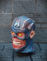 Zombie Captain America Marvel Handmade Latex Mask , Halloween/Parties/Cosplay