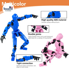 Action Figure Set, Model 13 Action Figure Multi-Jointed Movable,Gift Box Packagi