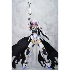 White Dragon Knight Galahad 1/12 Action Figure Model Assembly Kit Statue 17 cm