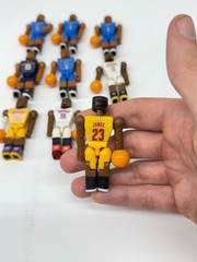 NBA Buildable Mini Figures Lot of 9 LeBron James Durant Westbrook Kobe Bryant