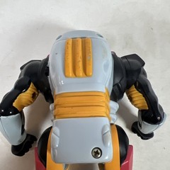 Vintage Lazer Wars Toy Island Vaughn Action Figure 1998 Gray Black Yellow Red