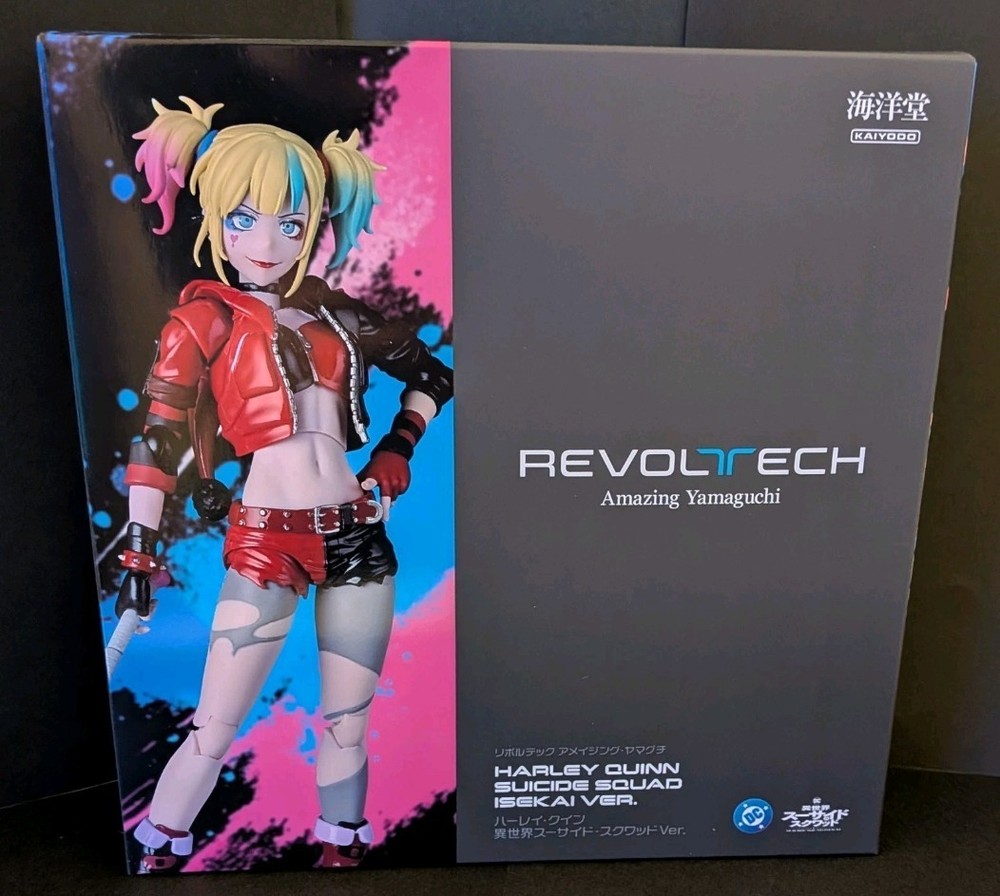 Kaiyodo Revoltech Amazing Yamaguchi Harley Quinn Suicide Squad ISEKAI Ver.