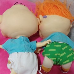 Rugrats Tommy & Chuckie Action Figure Set, Plastic/Fabric, Multicolor