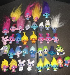 Dreamworks Trolls Mineez Collection Lot of 39 figures