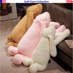 Giant Bunny Plush Toy Long Stuffed Rabbit Pillow Kids Gift