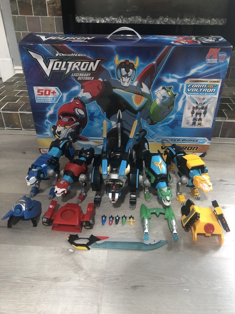 SDCC Exclusive Hyperphase Legendary Defender Voltron Complete Hyper Phase