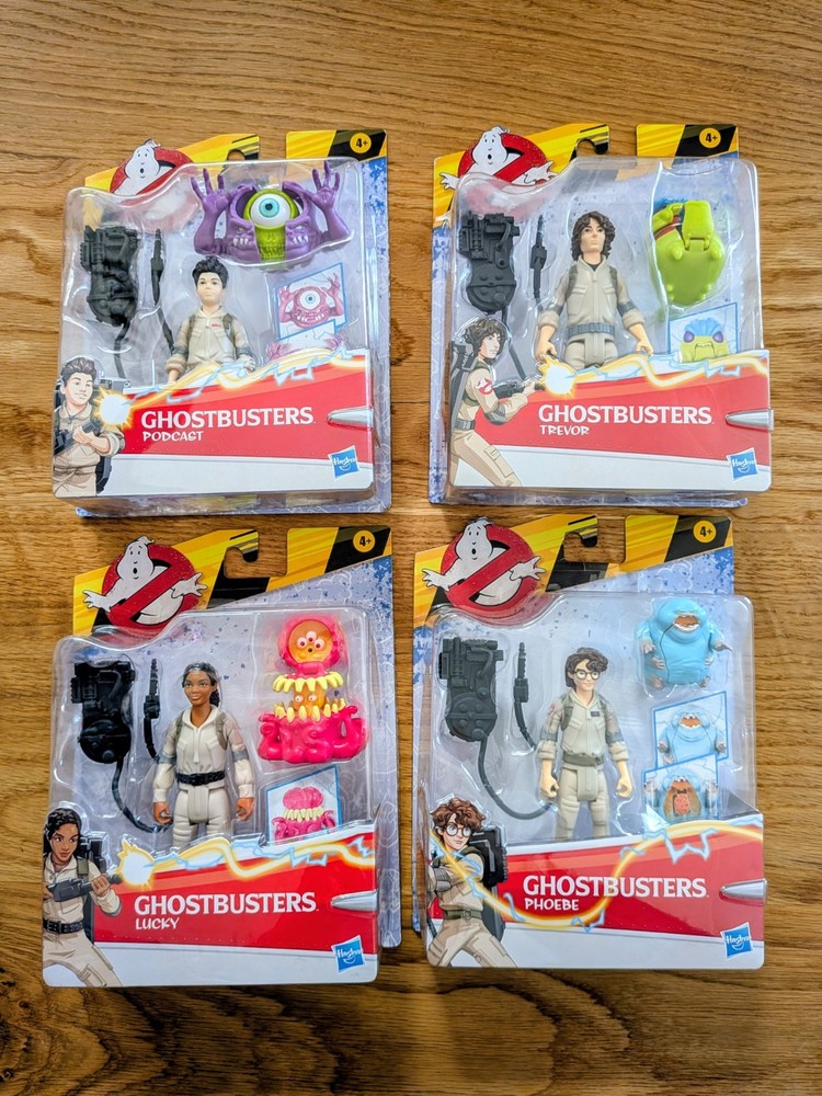 Hasbro Ghostbusters Afterlife Fright Features 2020 lot of 4 Podcast Phoebe New