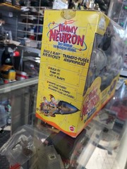 Jimmy Neutron Boy Genius Build & Blast Air Rocket NIFSB 2001 Mattel sealed