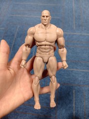 US MUFF TOYS ADAM 1/12 Scale Jointed Flexible 6″ Male Action Figure Head Body