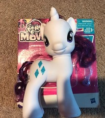 My Little Pony Rarity 8″ Figurine Toy 2015 Hasbro Unicorn Horse New