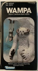 1981 kenner star wars hoth wampa never been Open Top Not Sealed Side Is Tape