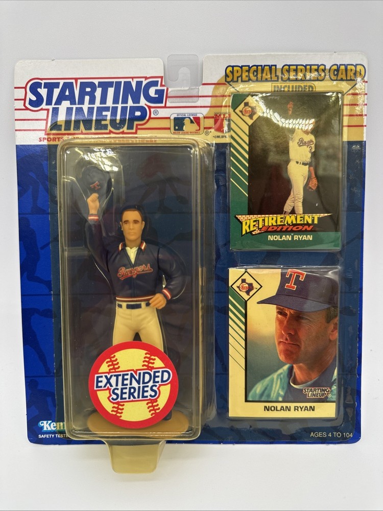 1993 NOLAN RYAN STARTING LINEUP FIGURE NIB RETIREMENT Edition Extended Series