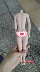 1:6 Pale Skin Large Bust Breast Flexible Female Seamless Body Figure Body Model