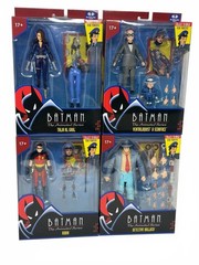 McFarlane Batman TAS 6″ Action Figures Set – Robin Talia Scarefa Montoya Bullock