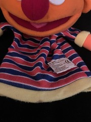 Vintage Sesame Street Ernie Plush Hand Puppet Doll Toy by Applause