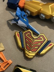 Power Rangers Super Samurai Megazord Lot Bandai Zord Builder Gigazord Parts